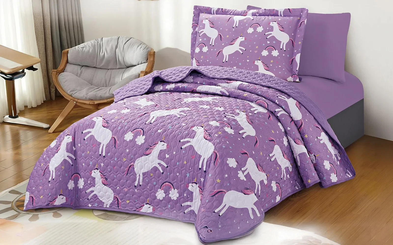 Fero Kids BedSpread 4 PCS - Multi Color