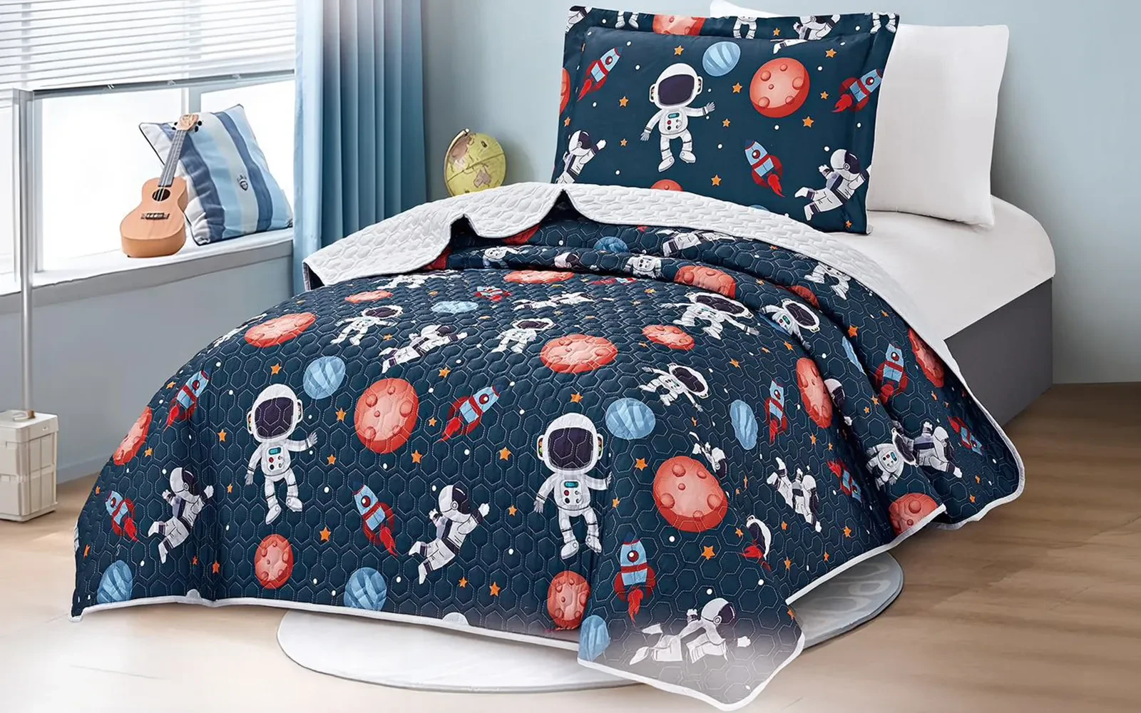 Fero Kids BedSpread 4 PCS - Multi Color