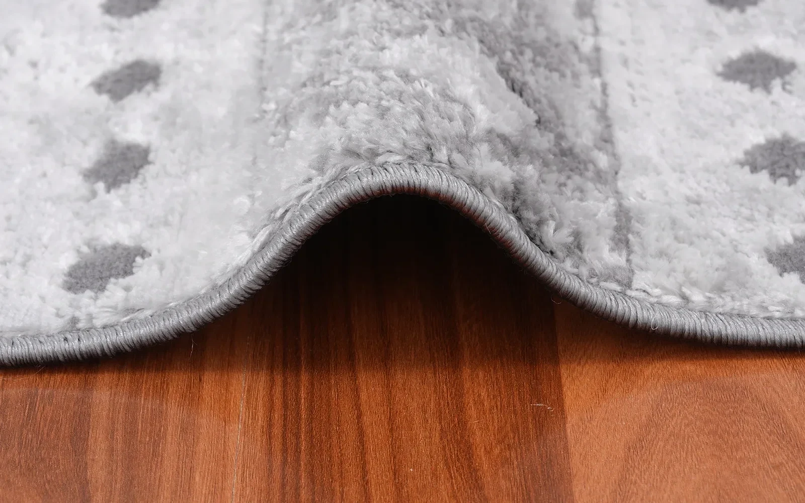 Meltem Premium Carpet - ( 250 X 350 ) cm Grey & White