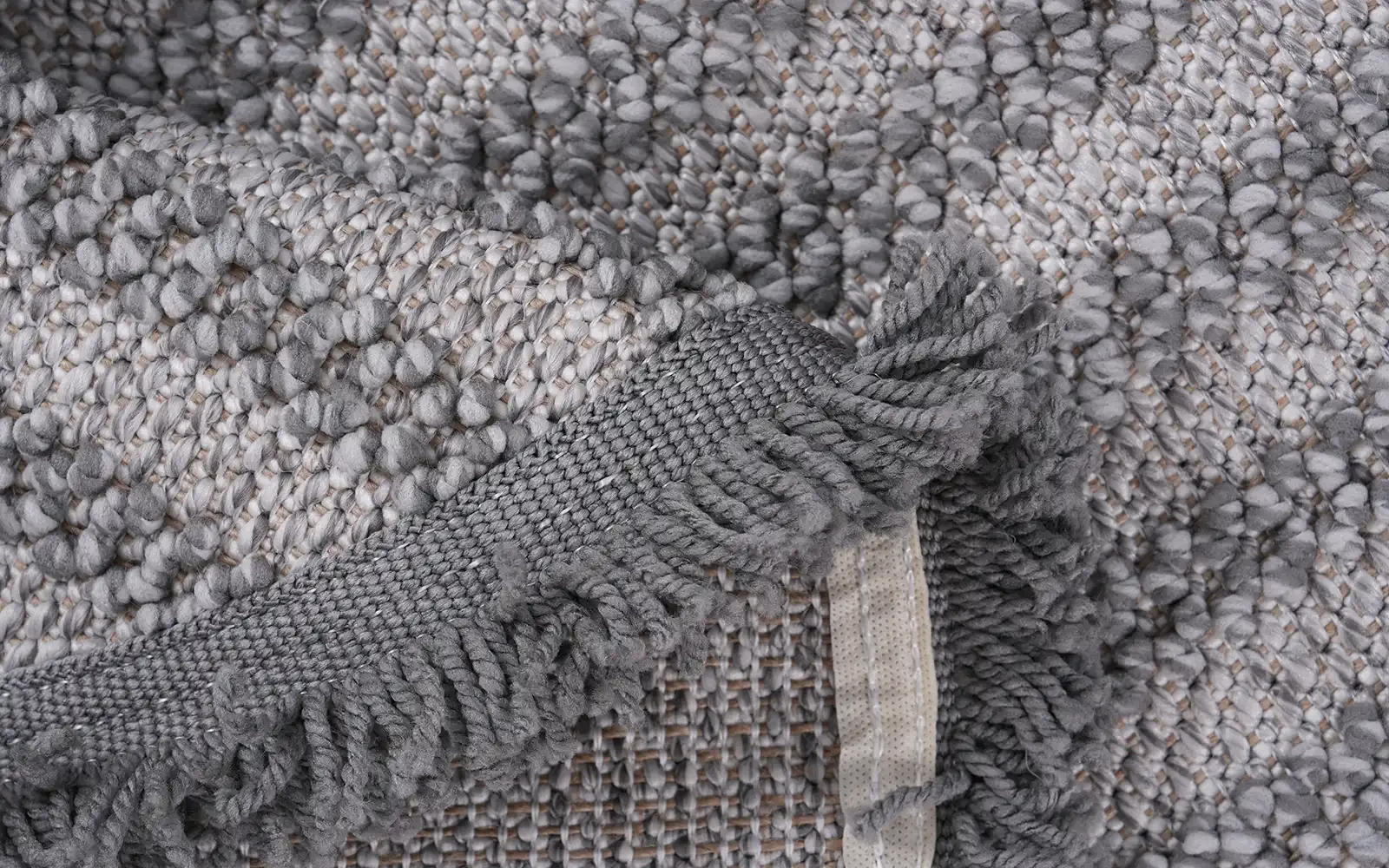 Summer Premium Carpet - ( 80 X 80 ) cm Grey & L.Grey