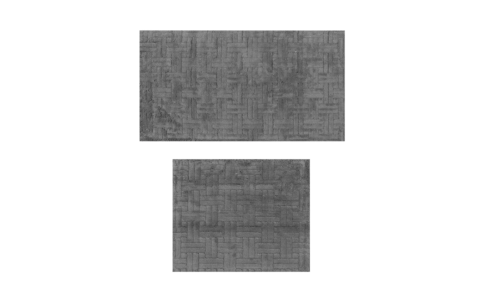 Armada Cotton Turkey Bath mat 2 PC - D.Grey