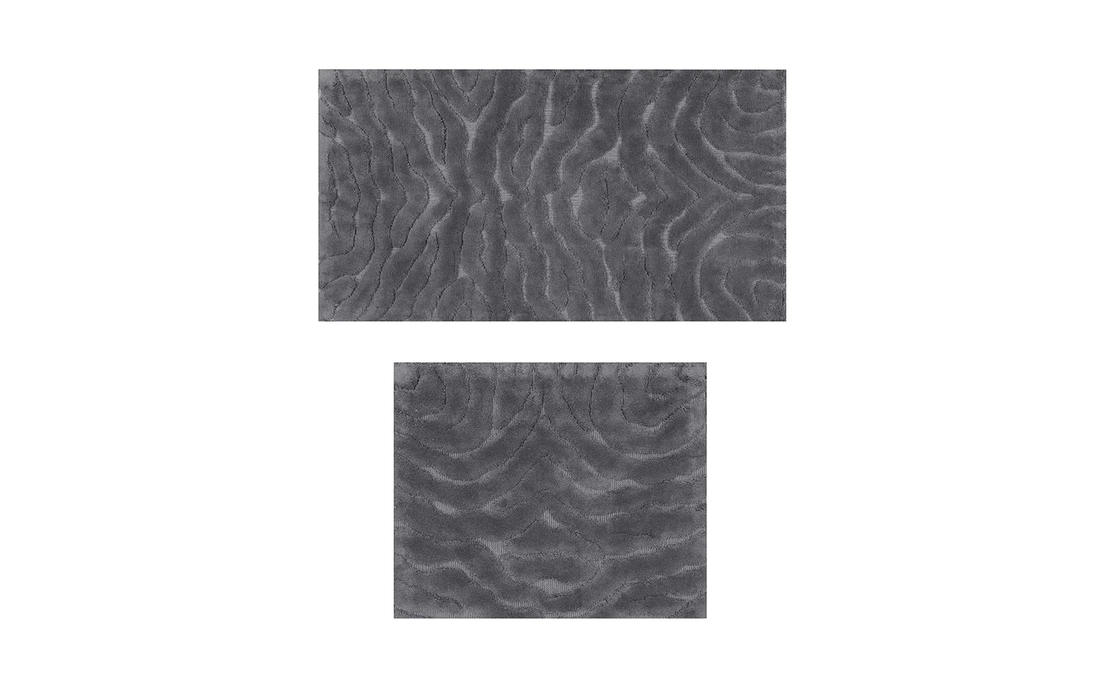 Armada Cotton Turkey Bath mat 2 PC - D.Grey