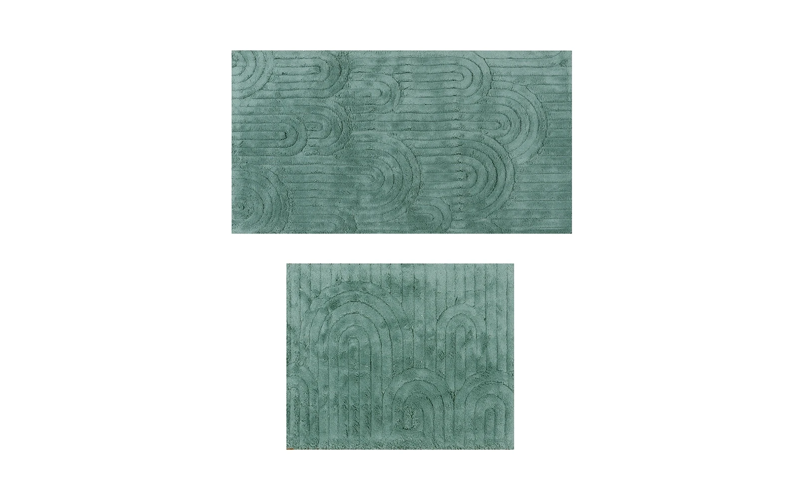 Armada Cotton Turkey Bath mat 2 PC - Green