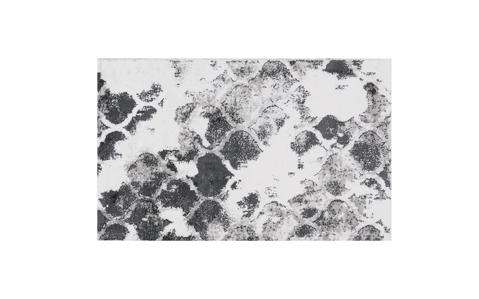 Armada Cotton Turkey Bath mat 2 PC - White & D.Grey