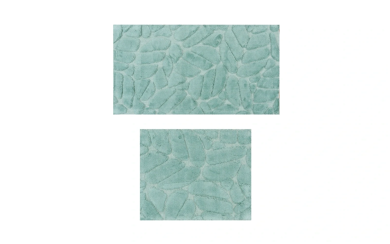 Armada Cotton Turkey Bath mat 2 PC - Turquoise