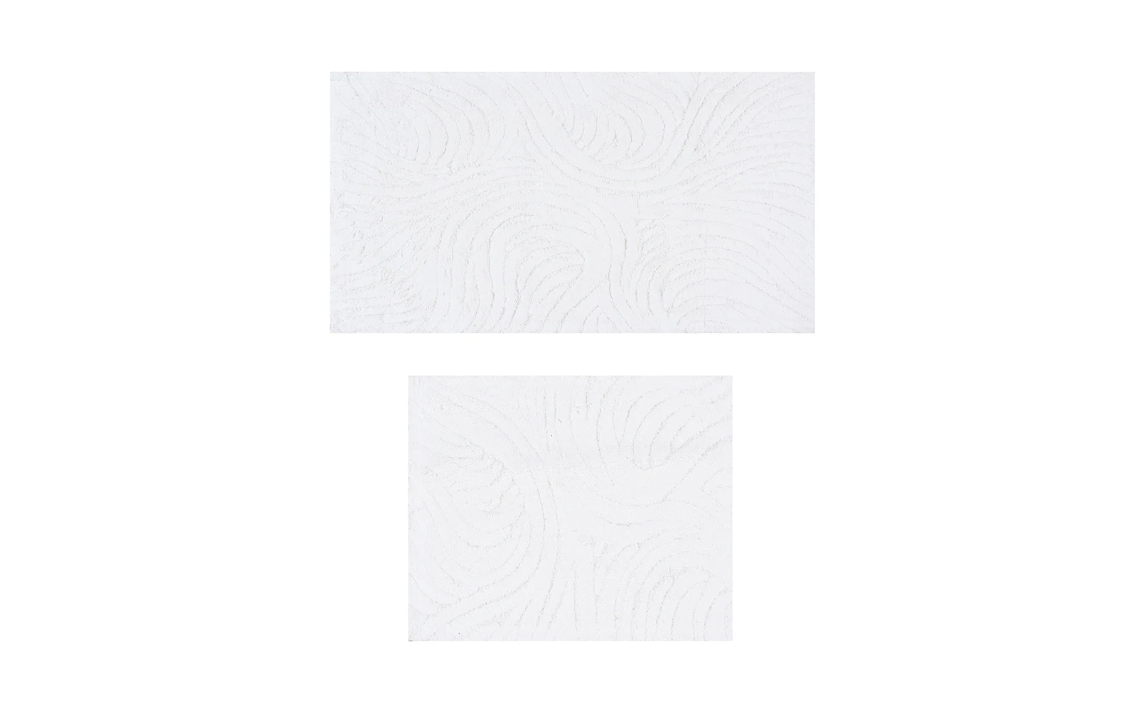 Armada Cotton Turkey Bath mat 2 PC - White