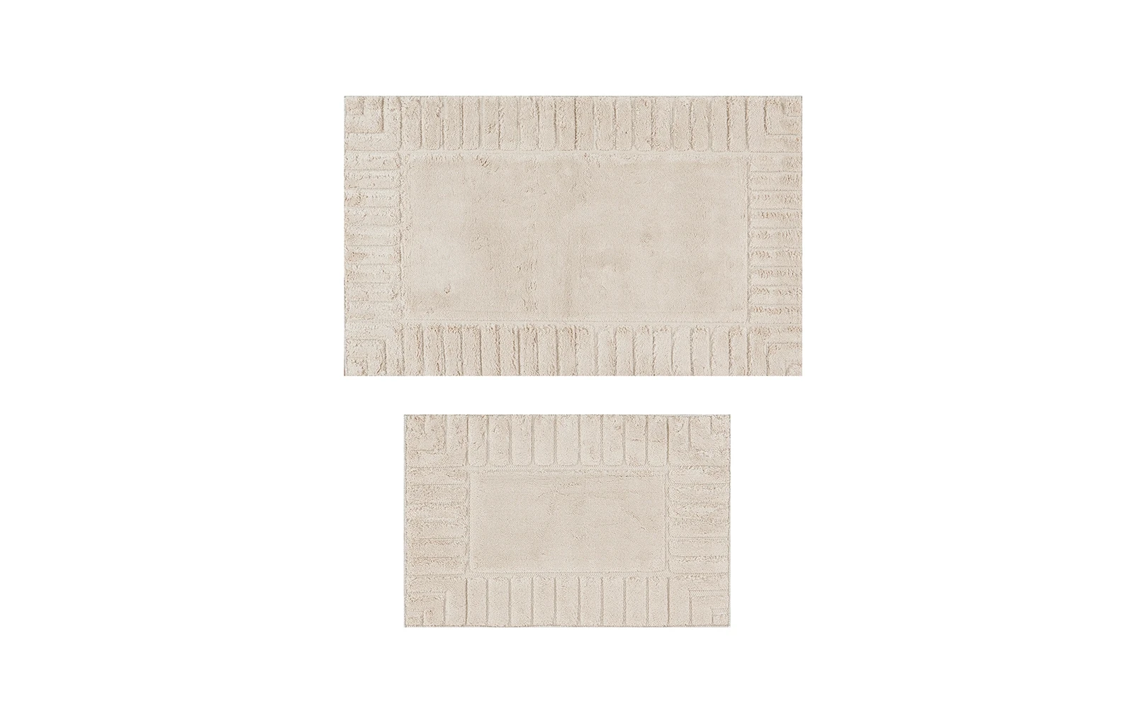 Armada Cotton Turkey Bath mat 2 PC - Beige