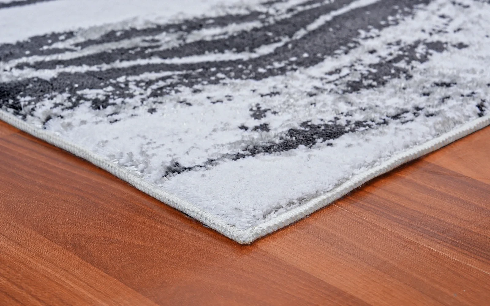 Armada Cotton Turkey Bath mat - White & Grey
