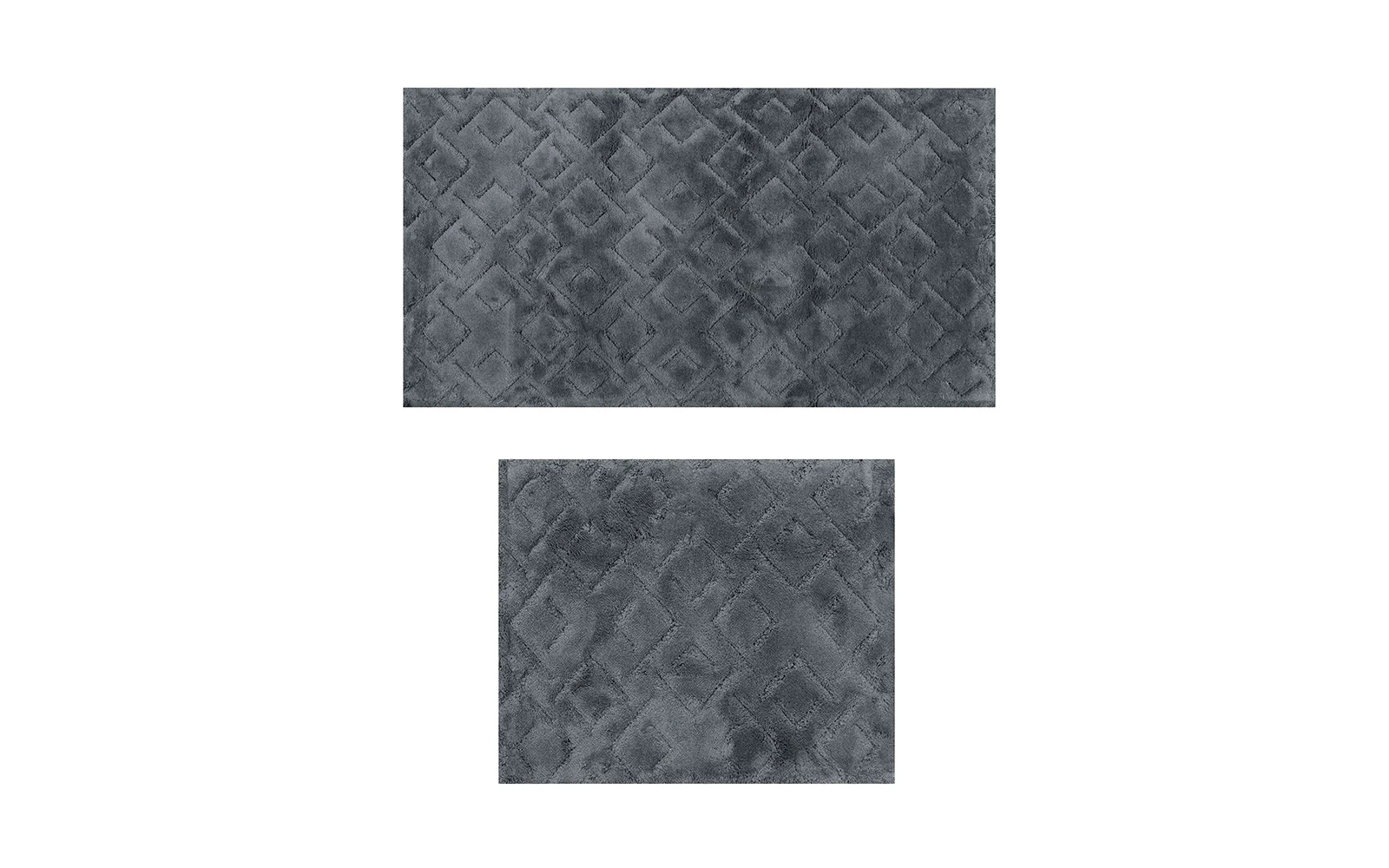 Armada Cotton Turkey Bath mat 2 PC - D.Grey