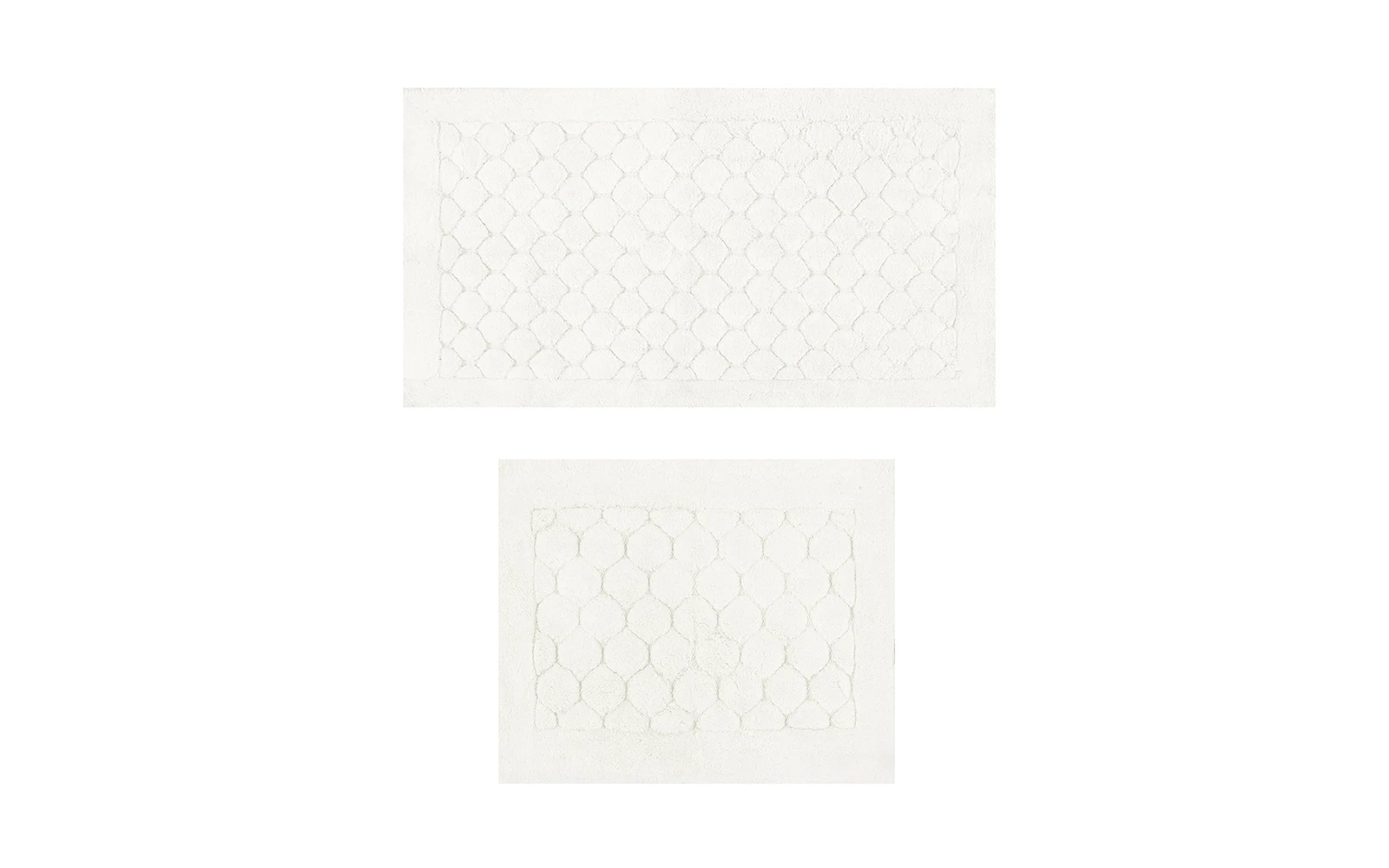Armada Cotton Turkey Bath mat 2 PC - Off White