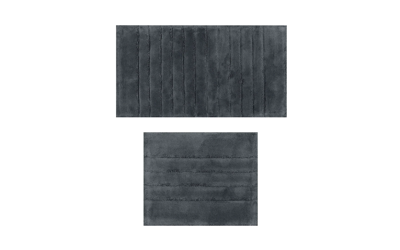 Armada Cotton Turkey Bath mat 2 PC - D.Grey