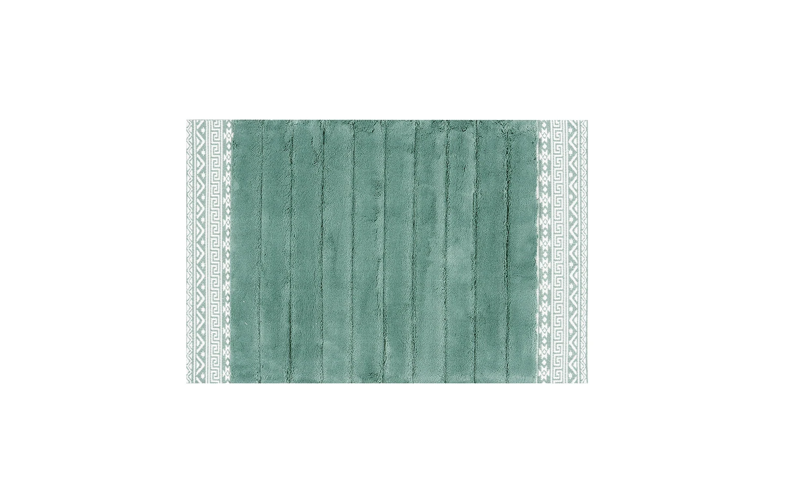 Armada Cotton Turkey Bath mat 2 PC - Green & White