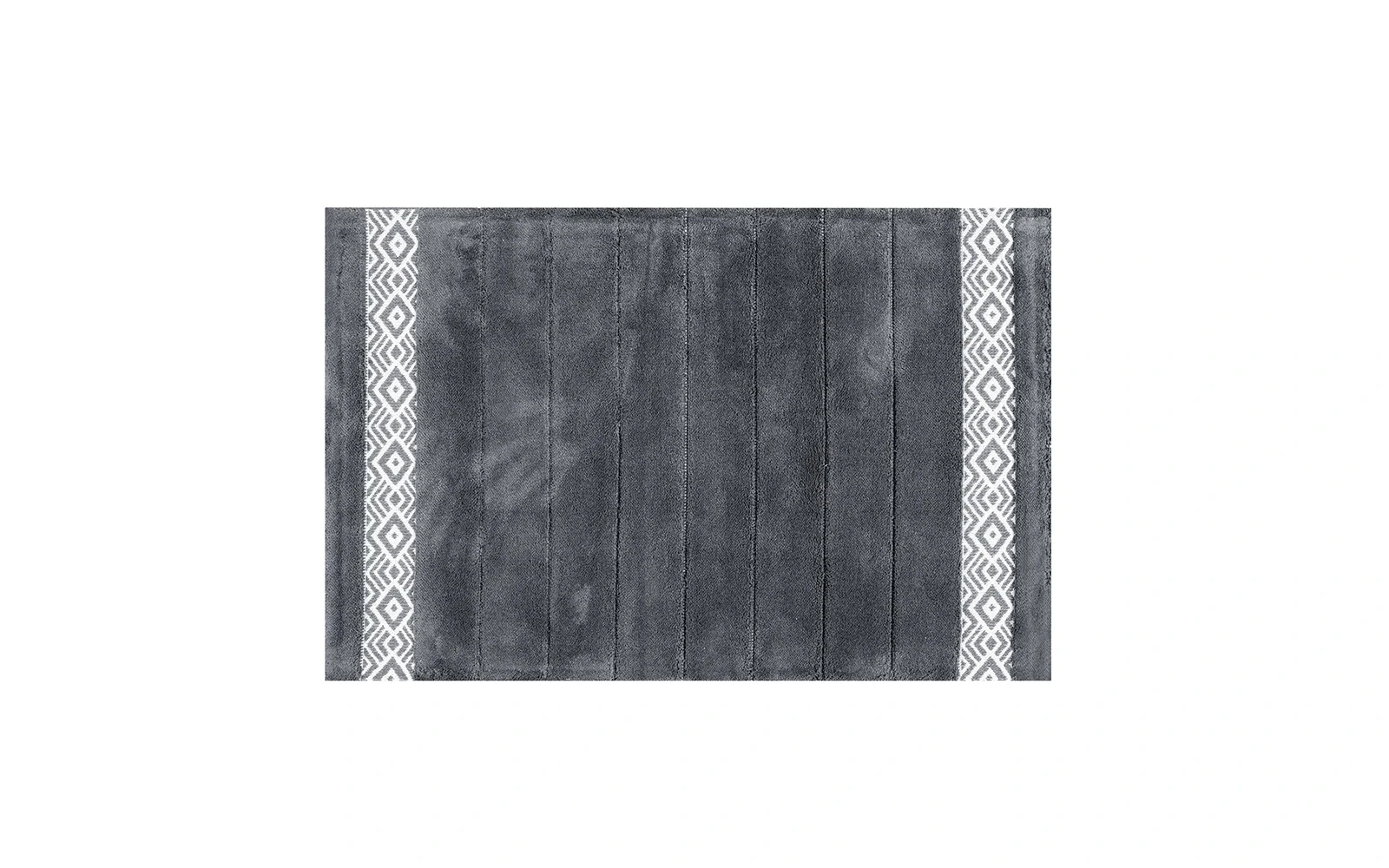 Armada Cotton Turkey Bath mat 2 PC - D.Grey & White