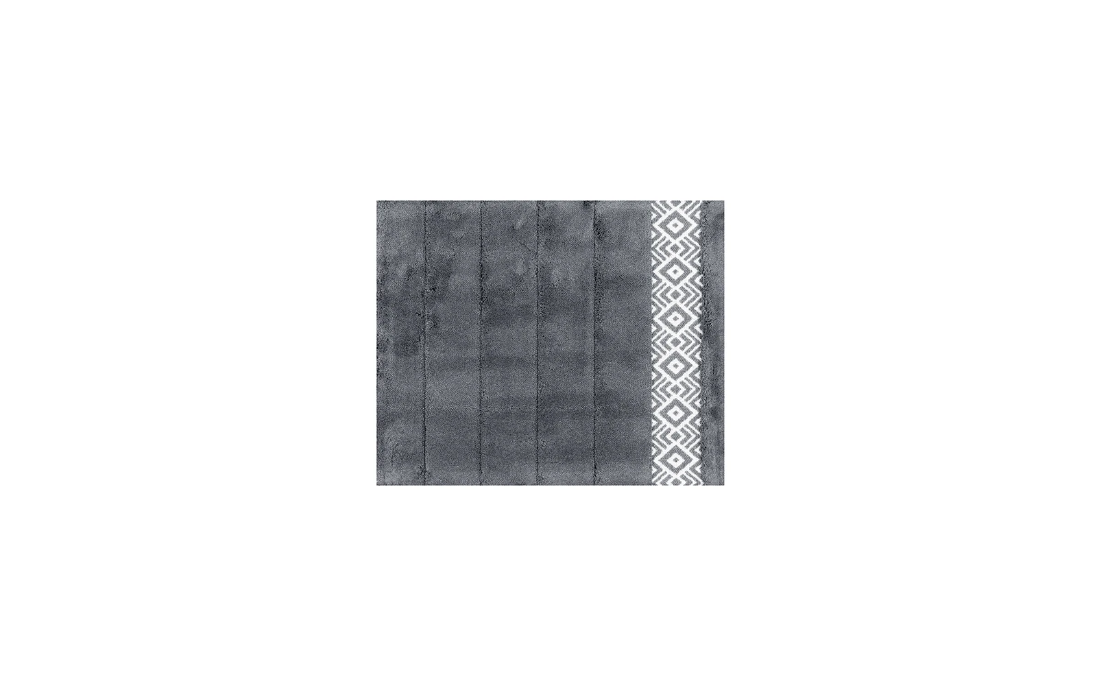 Armada Cotton Turkey Bath mat 2 PC - D.Grey & White