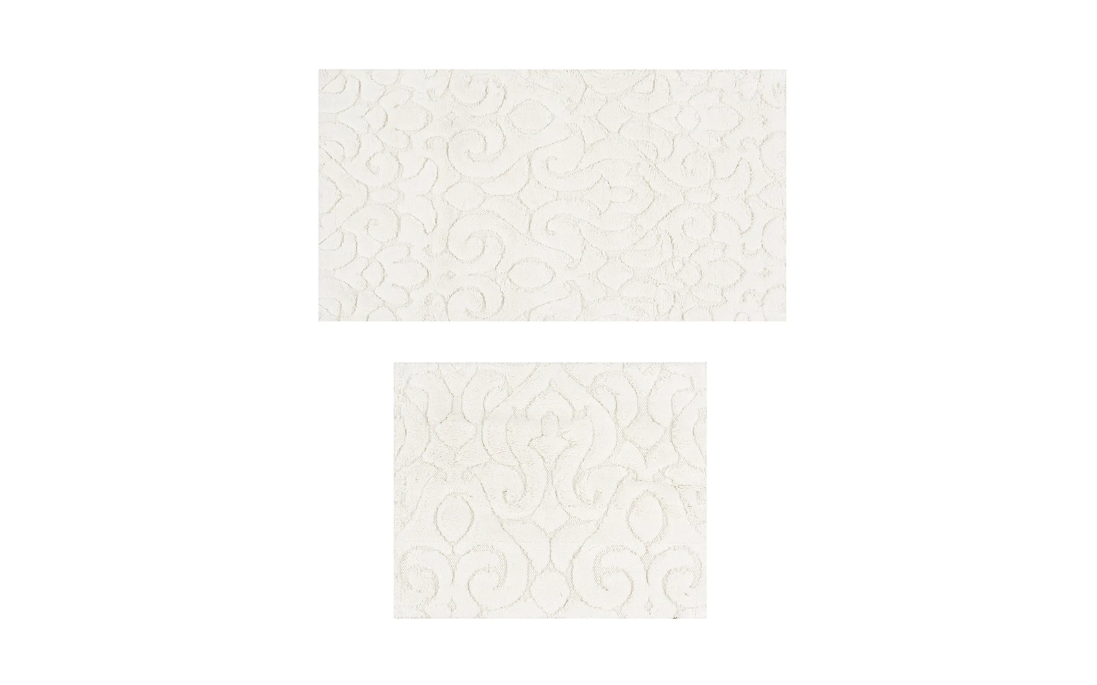 Armada Cotton Turkey Bath mat 2 PC - Off White
