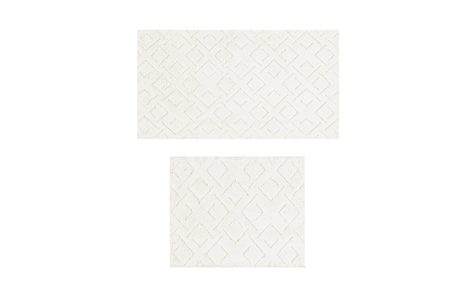 Armada Cotton Turkey Bath mat 2 PC - Off White