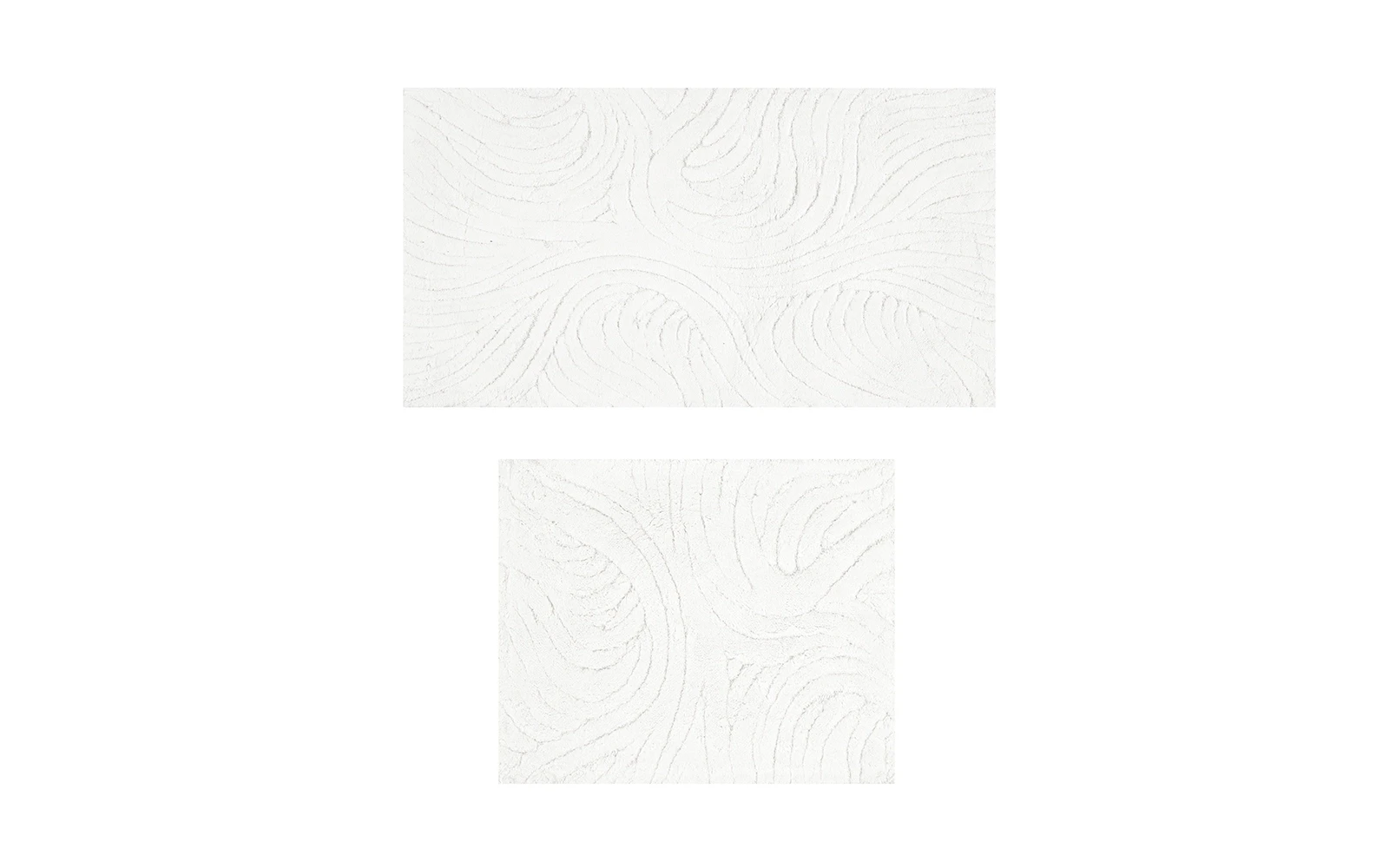 Armada Cotton Turkey Bath mat 2 PC - Off White