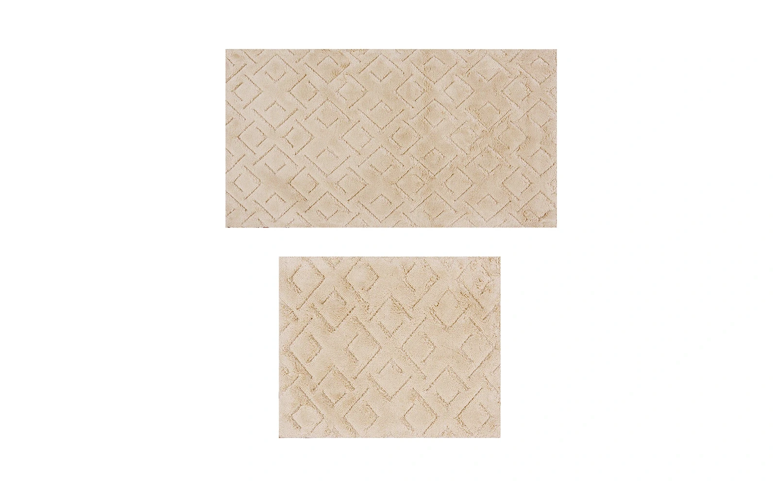 Armada Cotton Turkey Bath mat 2 PC - Beige