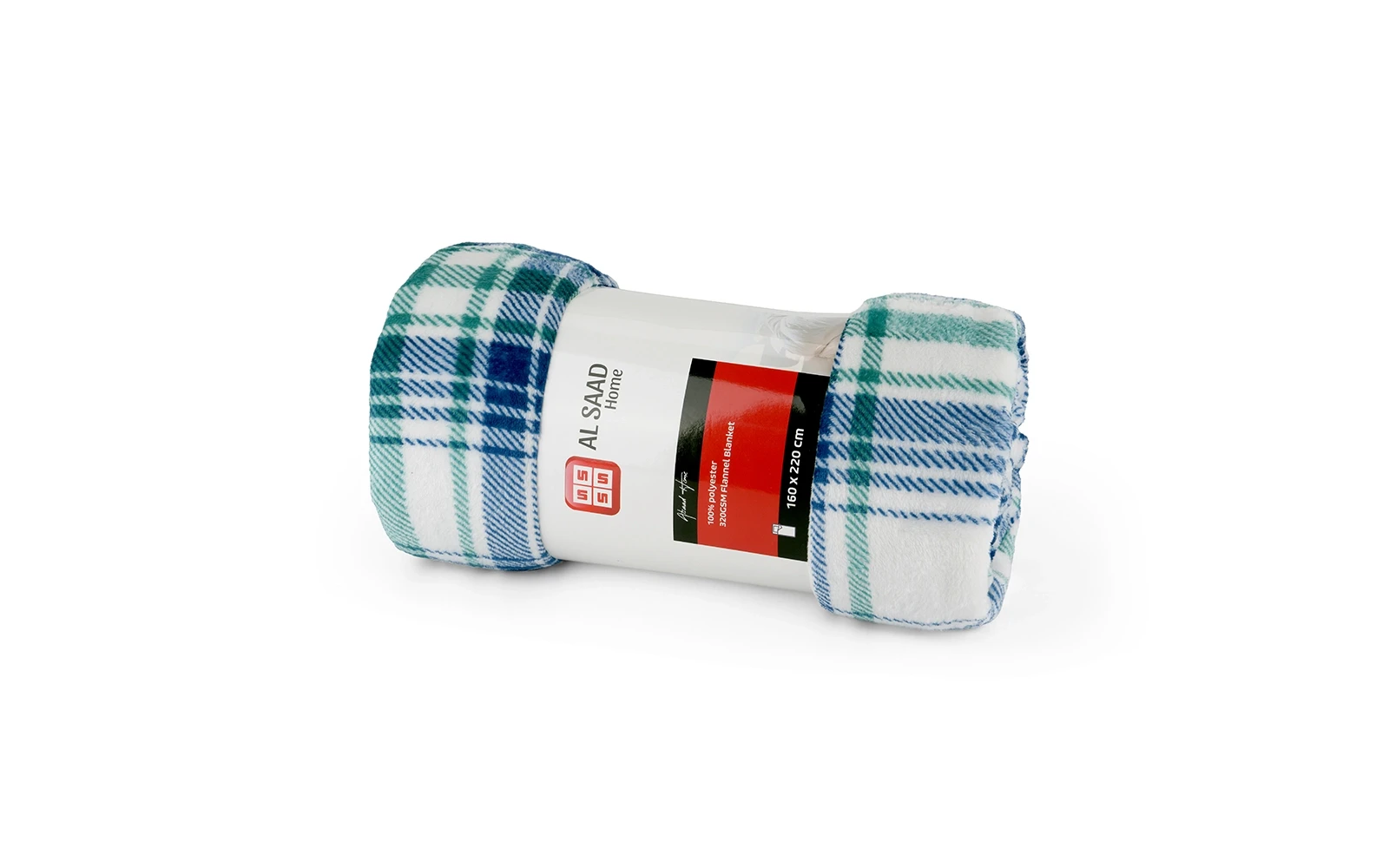 Al Saad Home Flannel Blanket 1 PC - Single Multi Color