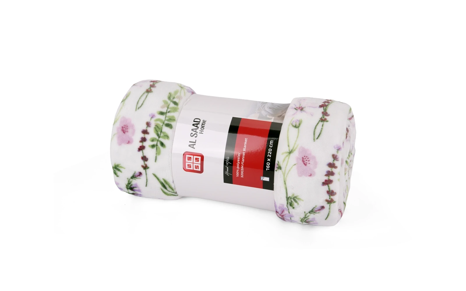 Al Saad Home Flannel Blanket 1 PC - Single Multi Color