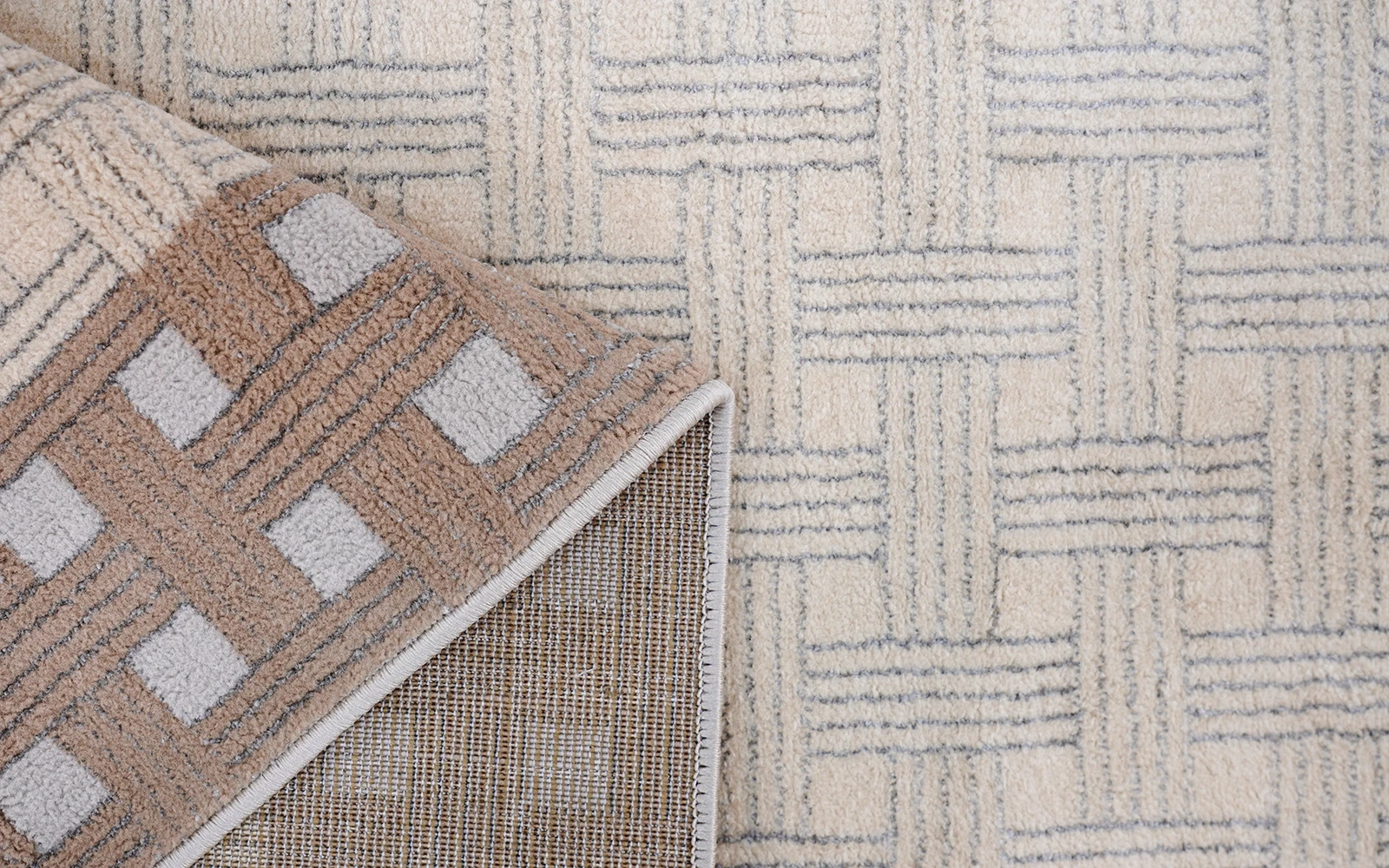 Soft Premium Carpet - ( 100 X 200 ) D.Beige & Beige
