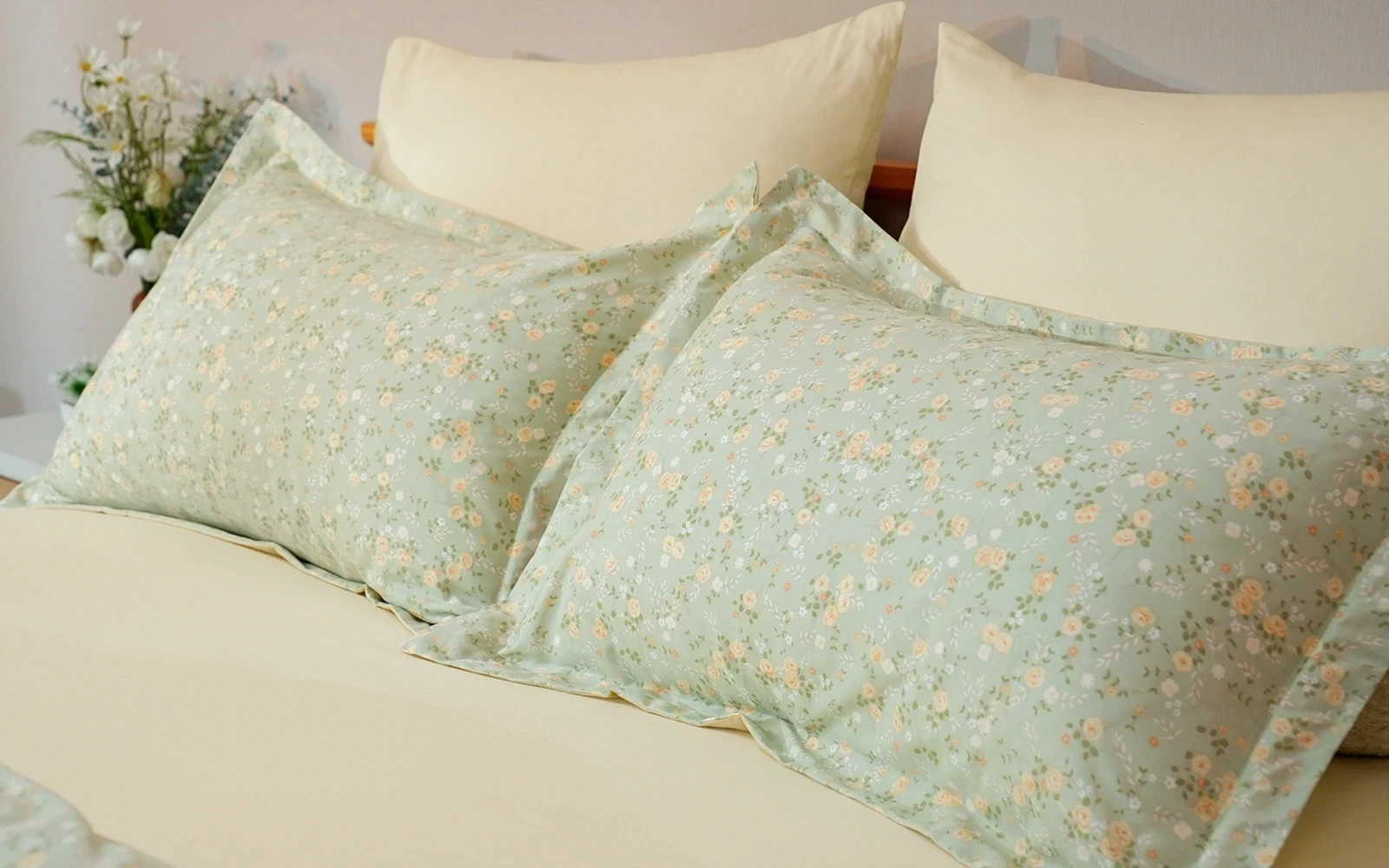 Hena Cotton Printed Comforter Bedding Set 4 PCS - Single Multi Color