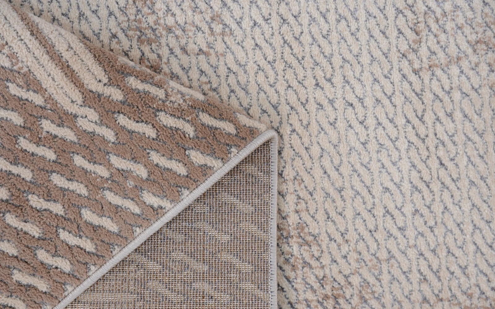 Soft Premium Carpet - ( 100 X 200 ) D.Beige & Beige