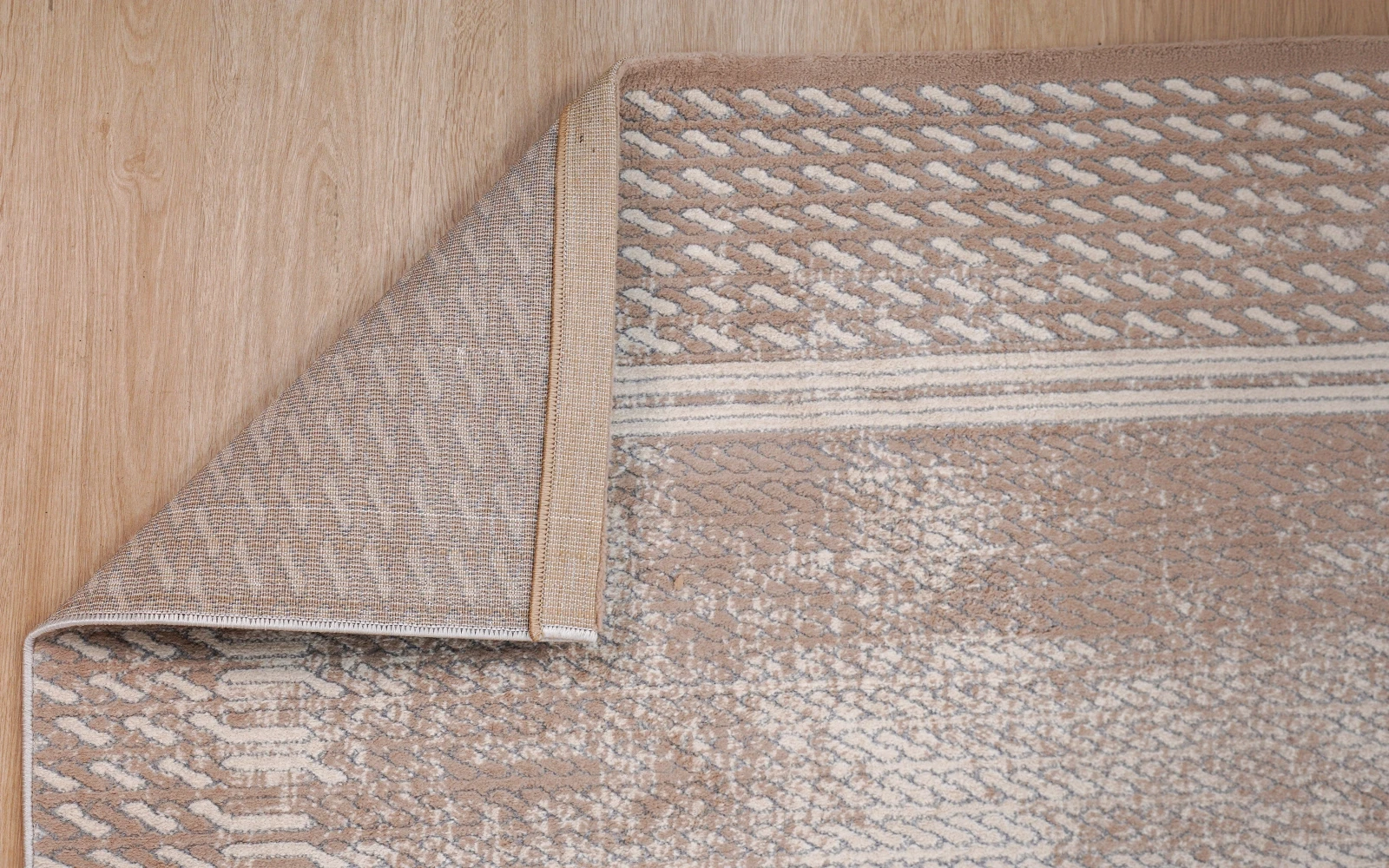 Soft Premium Carpet - ( 100 X 300 ) D.Beige & Beige