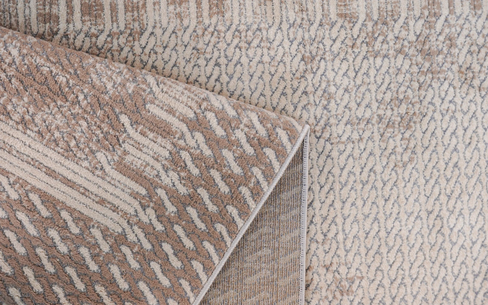 Soft Premium Carpet - ( 100 X 300 ) D.Beige & Beige