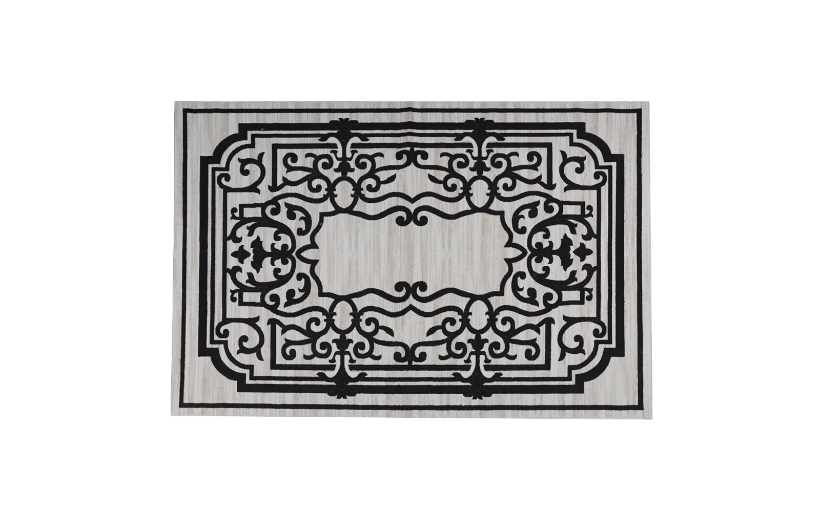 Soft Premium Carpet - ( 250 X 350 ) Cream & Black