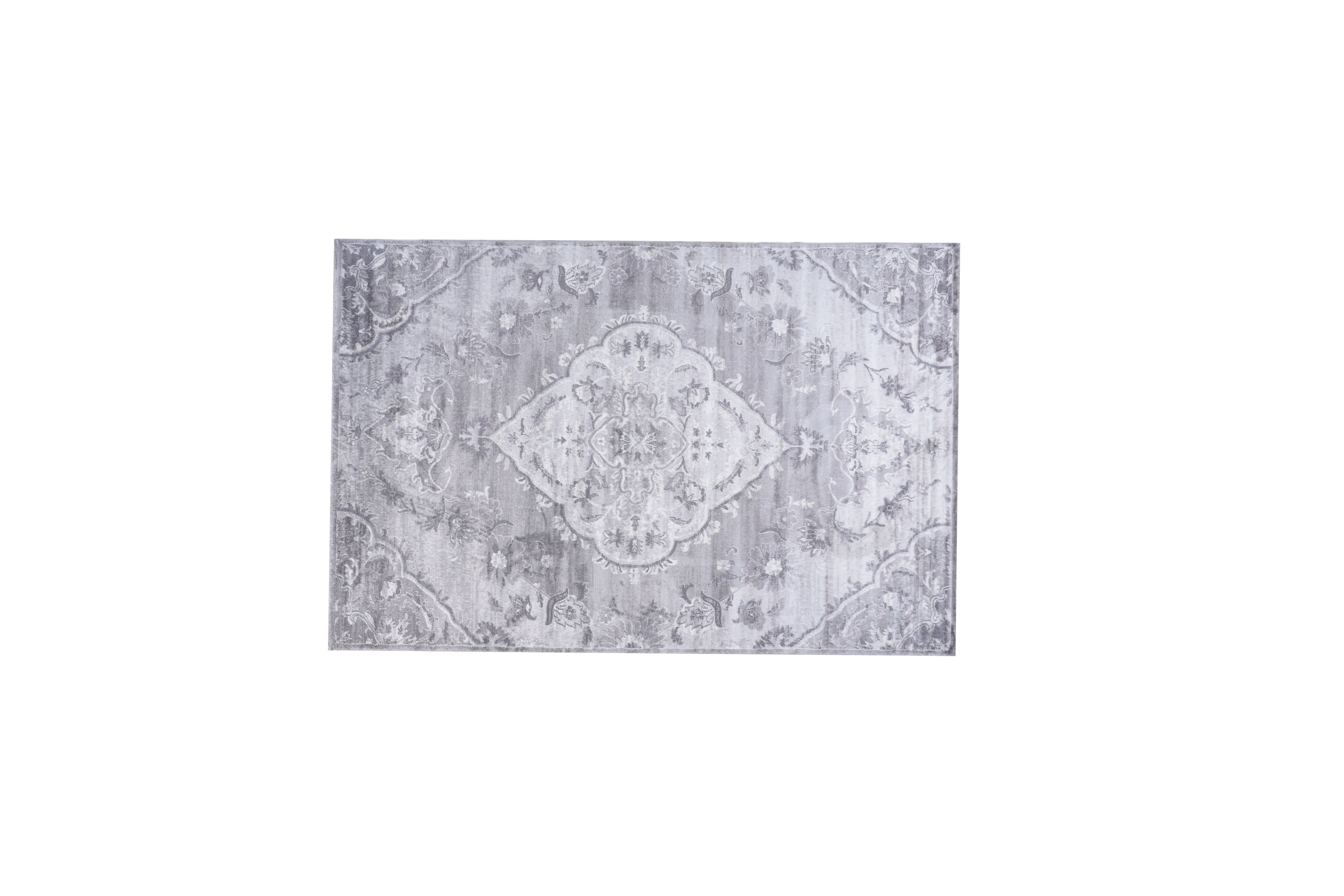 EDA Premium Carpet - ( 200 X 290 ) D.Grey & Cream