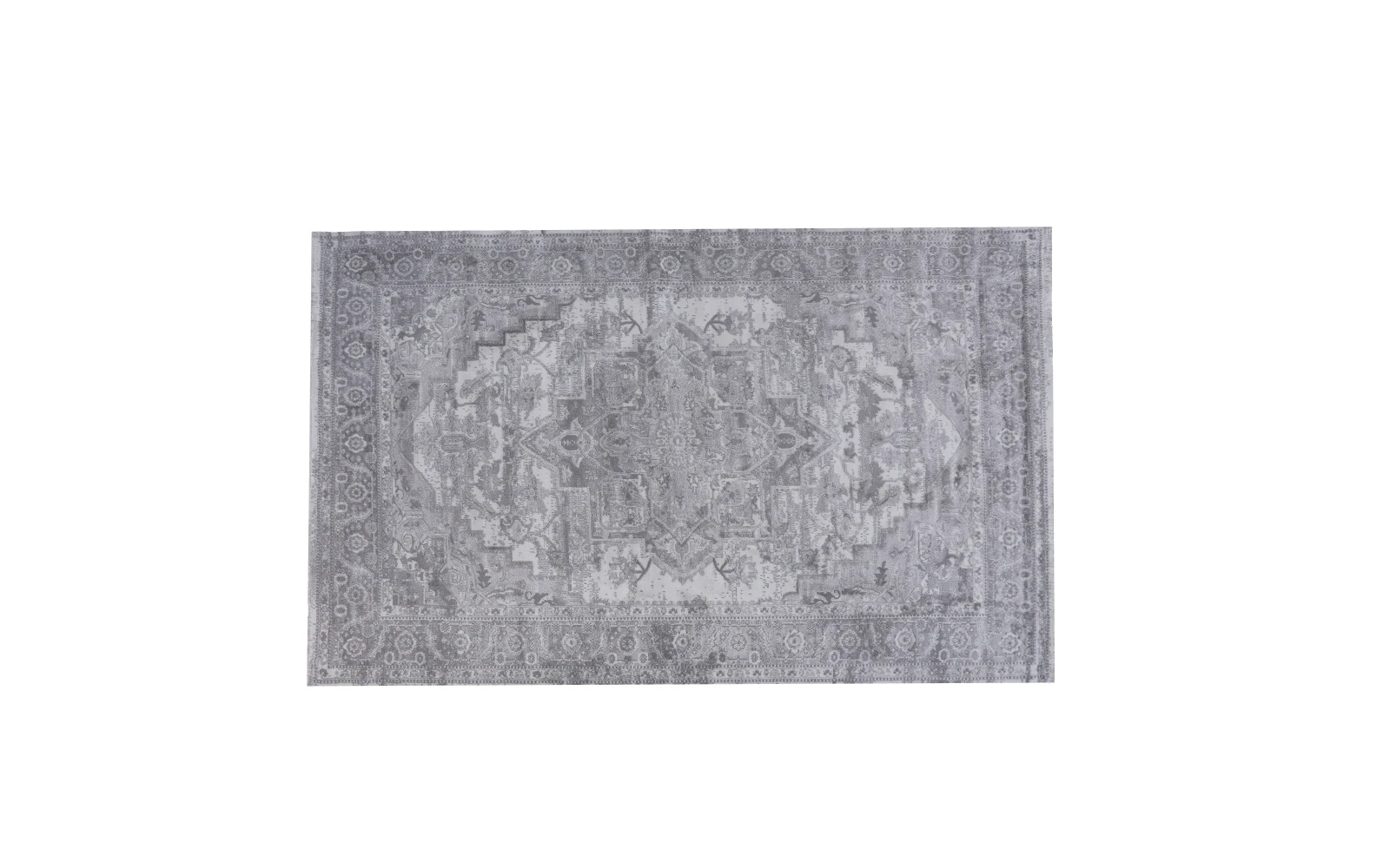 EDA Premium Carpet - ( 200 X 290 ) D.Grey & Cream