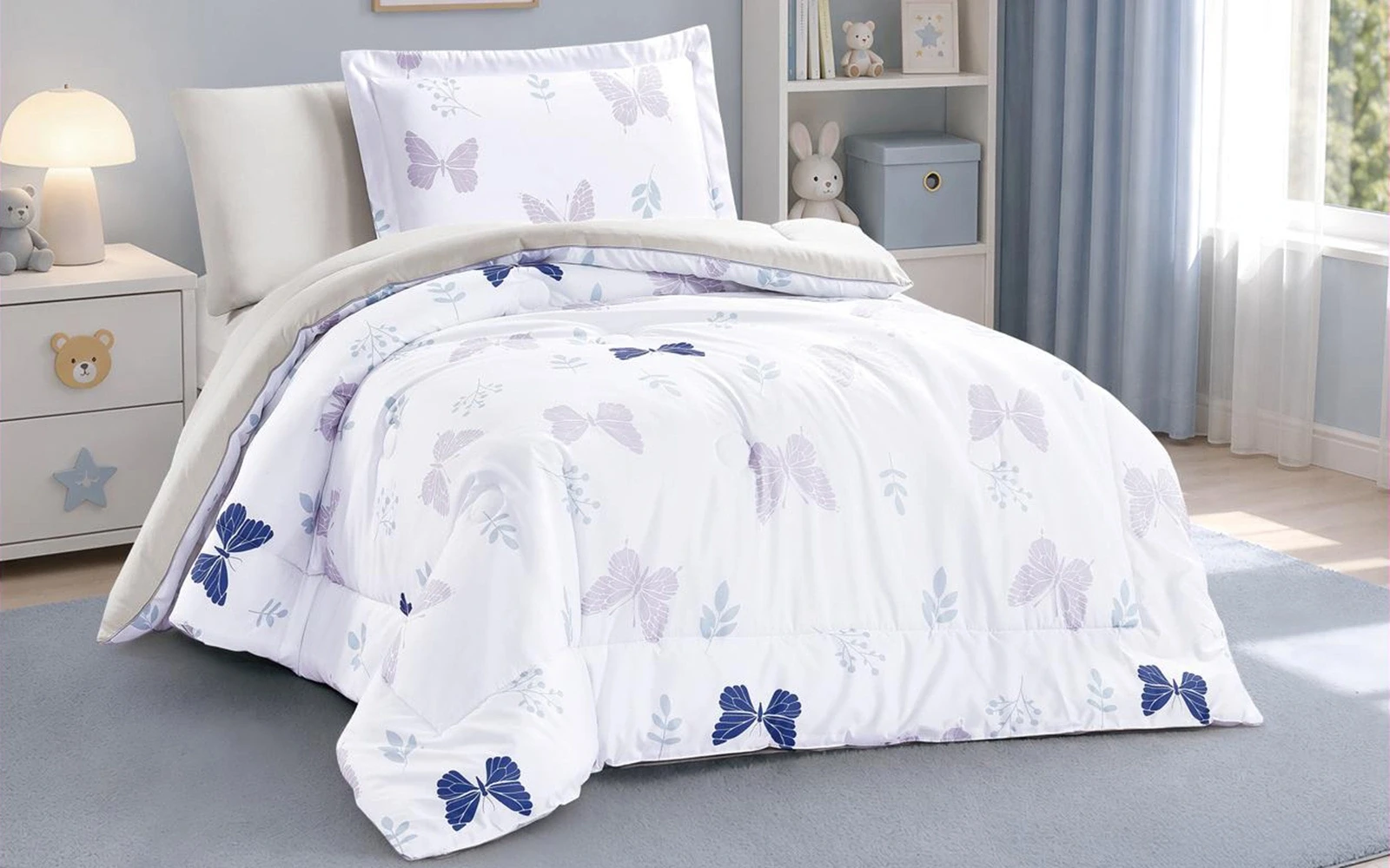 Honey Kids Comforter Bedding Set 4 PCS - Multi Color