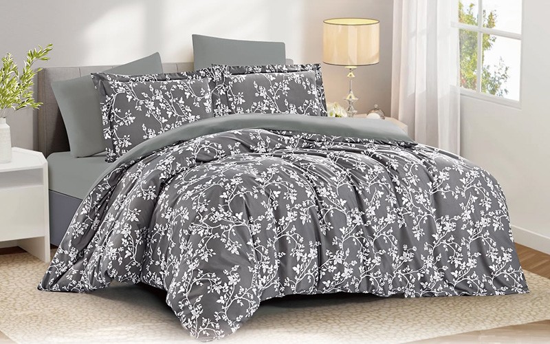 Carrol Printed Duvet Cover Bedding Set Without Filling 4 PCS - King Multi Color
