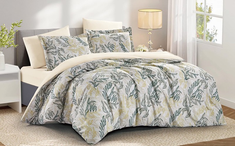 Carrol Printed Duvet Cover Bedding Set Without Filling 4 PCS - King Multi Color