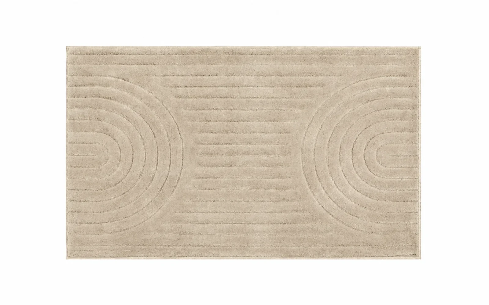 Sean Cotton Bath mat - ( 60 X 100 ) cm Beige
