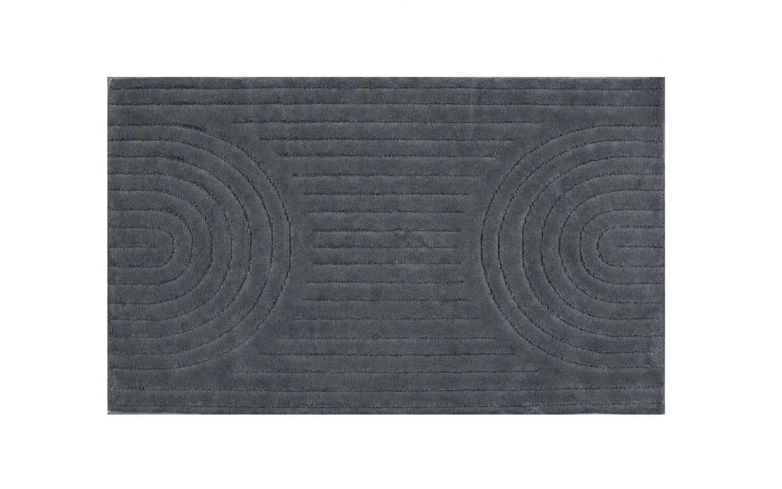 Sean Cotton Bath mat - ( 60 X 100 ) cm D.Grey