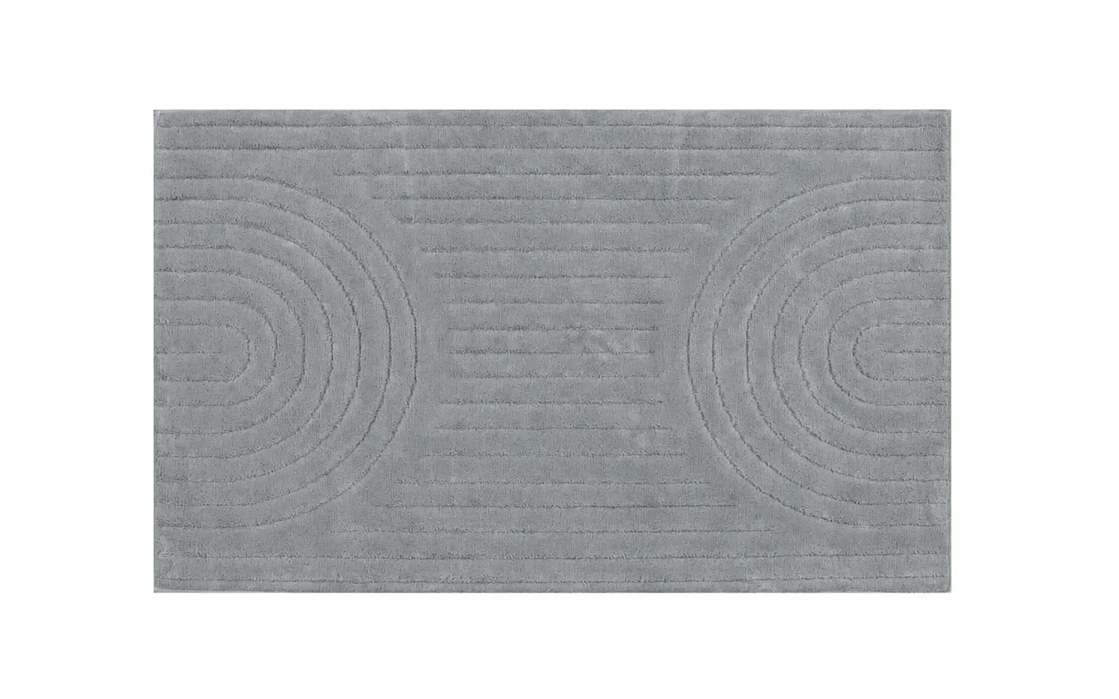 Sean Cotton Bath mat - ( 60 X 100 ) cm Grey