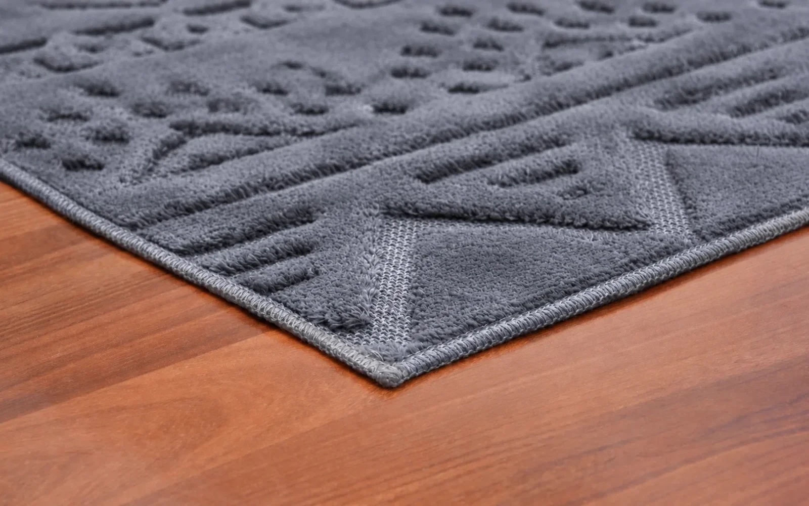 Louis Cotton Bath mat - ( 60 X 100 ) cm D.Grey