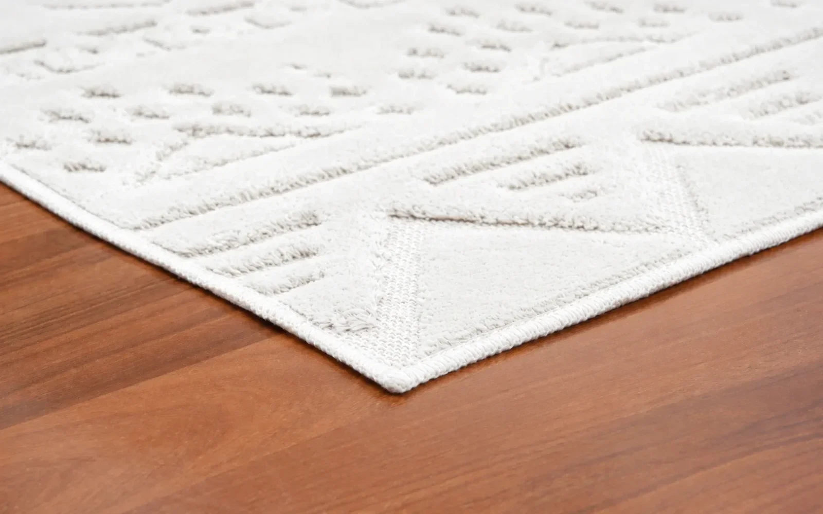 Louis Cotton Bath mat - ( 60 X 100 ) cm Off White