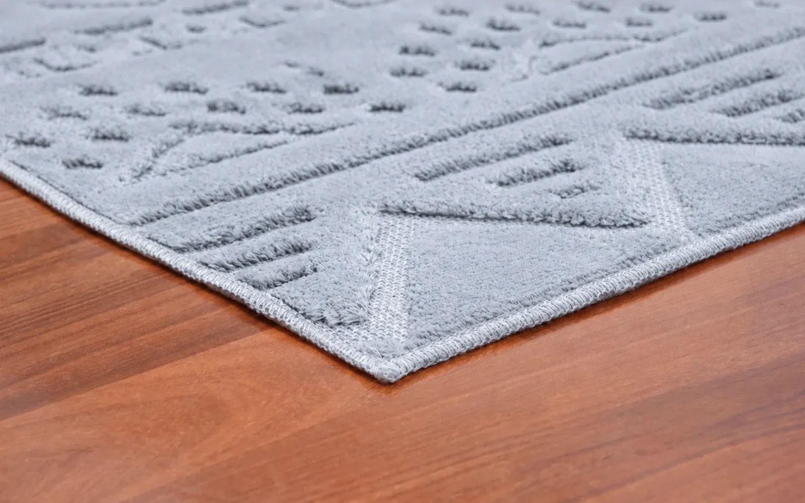 Louis Cotton Bath mat - ( 60 X 100 ) cm Grey