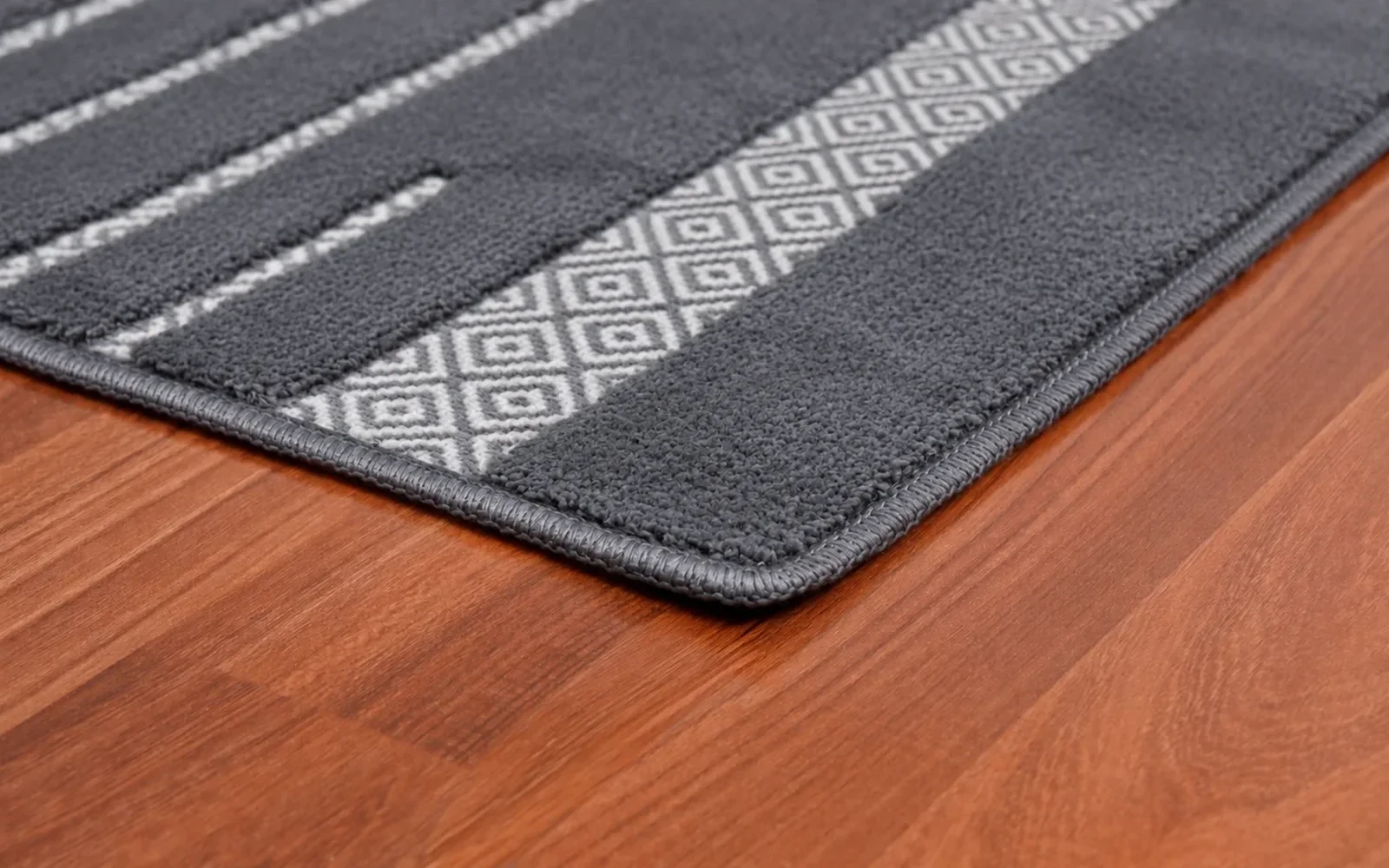 Nedas Cotton Bath mat - ( 60 X 100 ) cm D.Grey