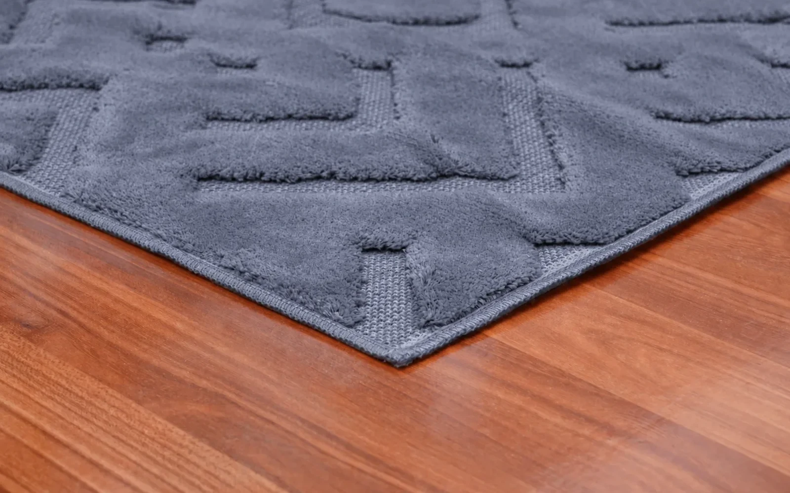 Dize Cotton Bath mat - ( 60 X 100 ) cm D.Grey