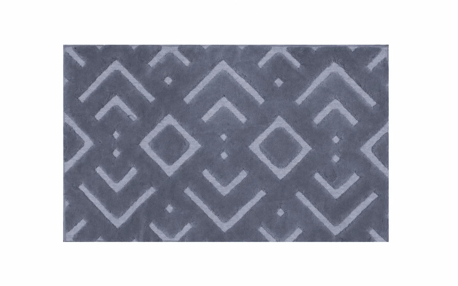 Dize Cotton Bath mat - ( 60 X 100 ) cm D.Grey