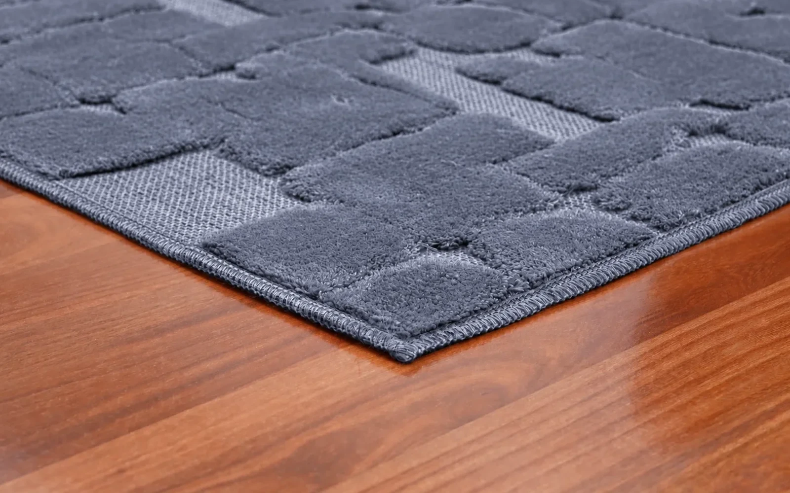 Geppy Cotton Bath mat - ( 60 X 100 ) cm D.Grey
