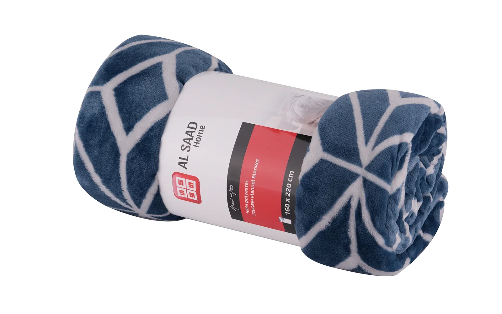 Al Saad Home Flannel Blanket 1 PC - Single Multi Color