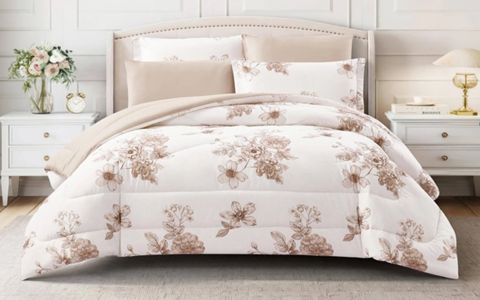 Rosalie Printed Comforter Bedding Set 6 PCS - King Multi Color