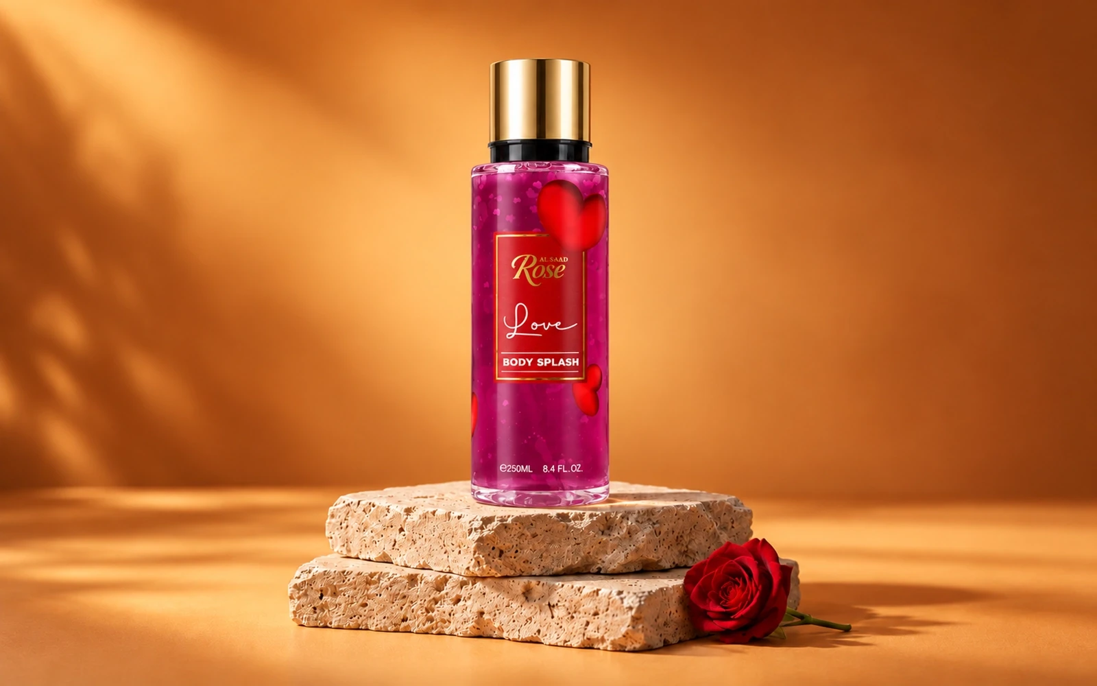 عطر للجسم من السعد روز 250 مل - لوف