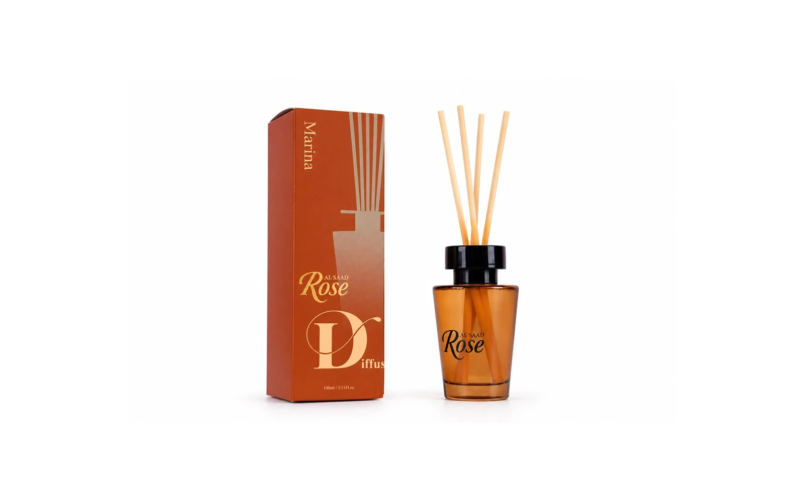 معطر جو فواح من السعد روز 100 مل - مارينا