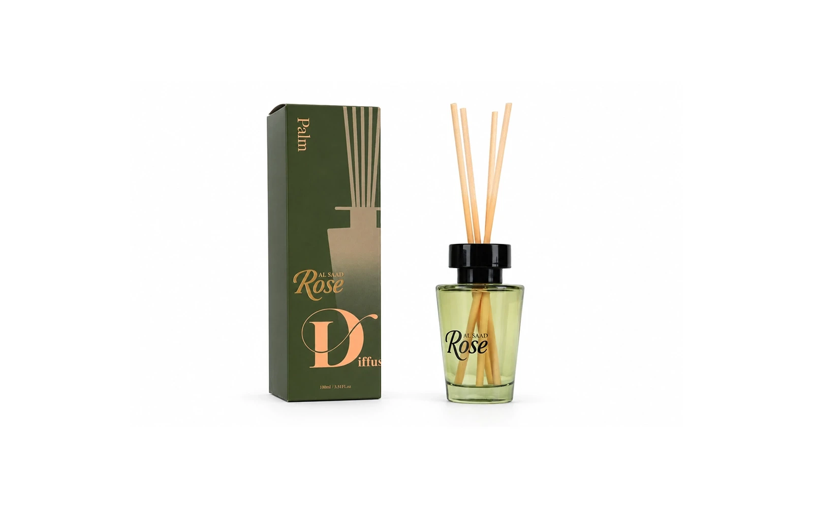 معطر جو فواح من السعد روز 100 مل - بالم